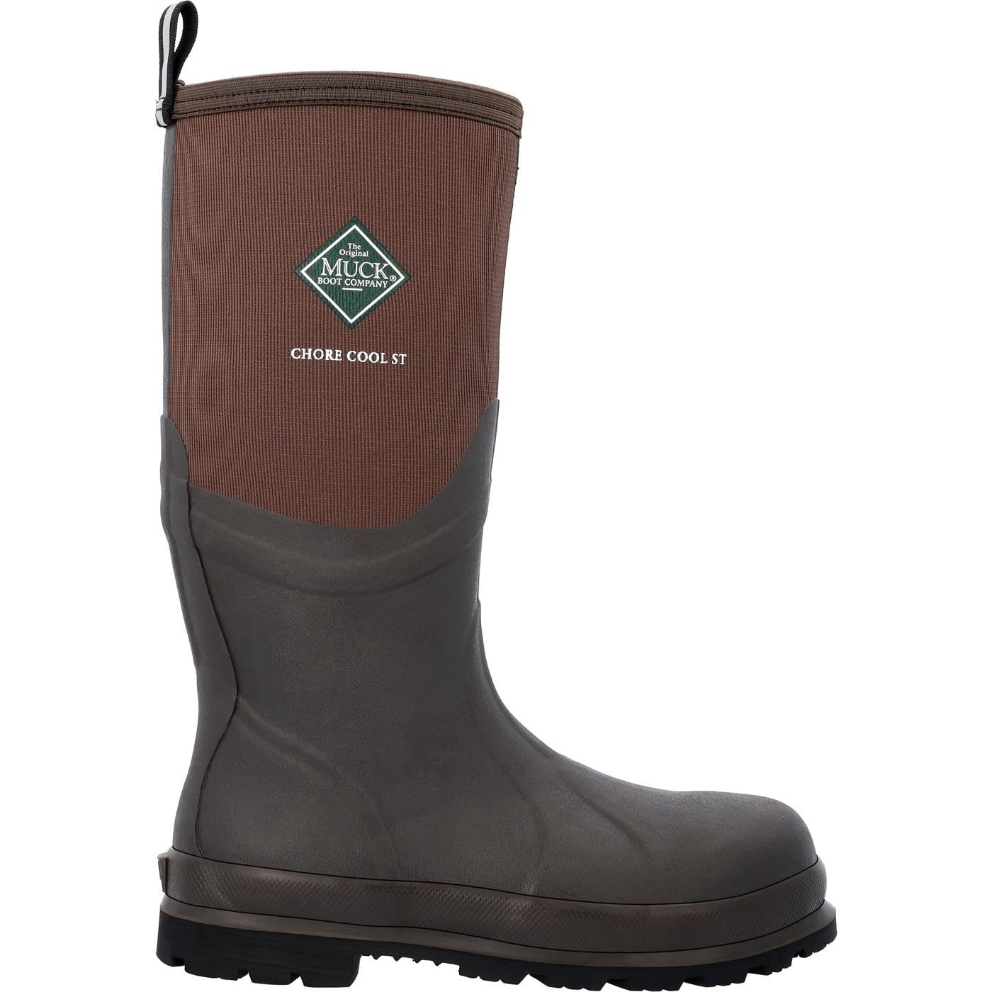 Muck Boots Chore Cool Warm Weather Tall Steel Toe Men's Rubber Work Boot