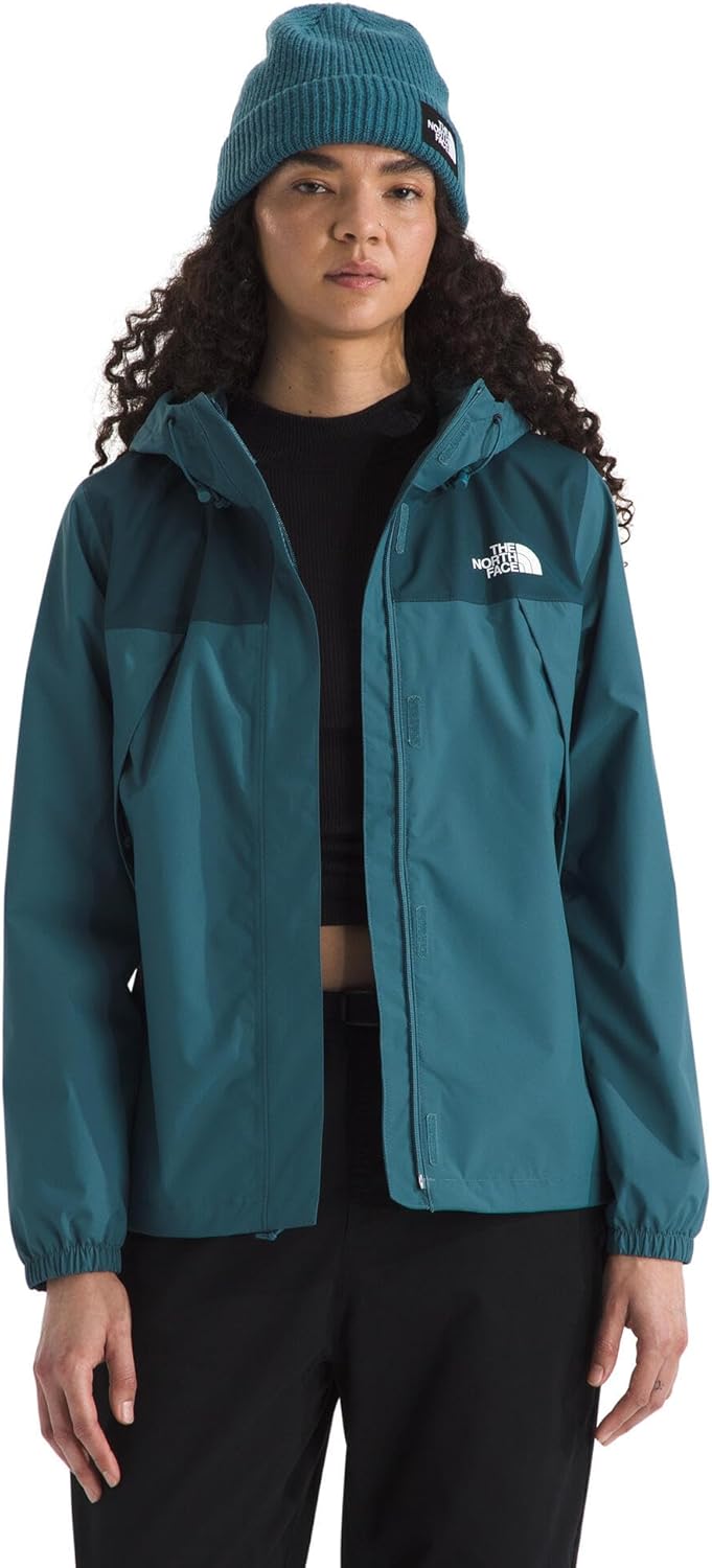 THE NORTH FACE Women's Antora Waterproof Jacket (Standard & Plus Size) | Breathable Rain Coat With Hood & Alpine Zip Pockets