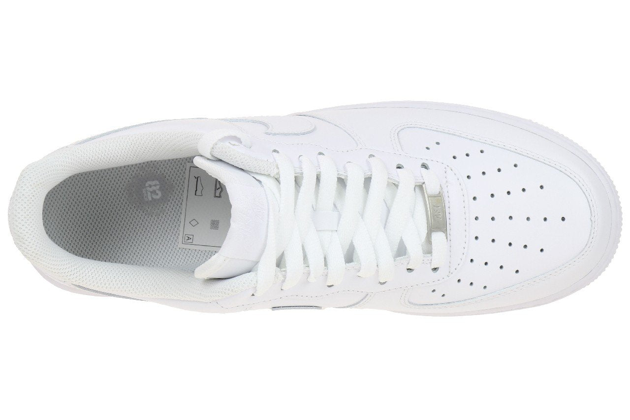 Nike Men's AIR Force 1 '07 Basketball Shoes (12, White_White)