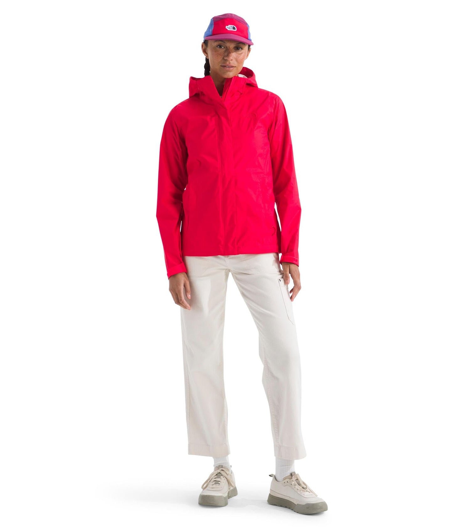 THE NORTH FACE Women's Venture 2 Waterproof Hooded Rain Jacket | Raincoat With Breathable Dryvent 2.5l Fabric, Pit-zips