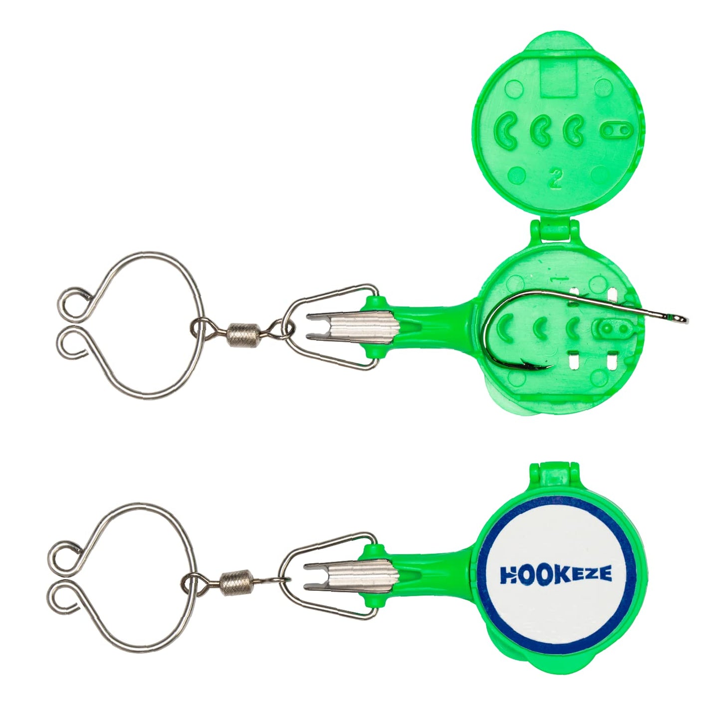 HOOK-EZE Fishing Knot Tying Tool | Protect from Fish Hooks | Tie Fishing Knots Easily | Cool Gadgets for Fishermen | Ice Fly Fishing | Fishing Accessories for Beginner Anglers | Nail Knot Tool
