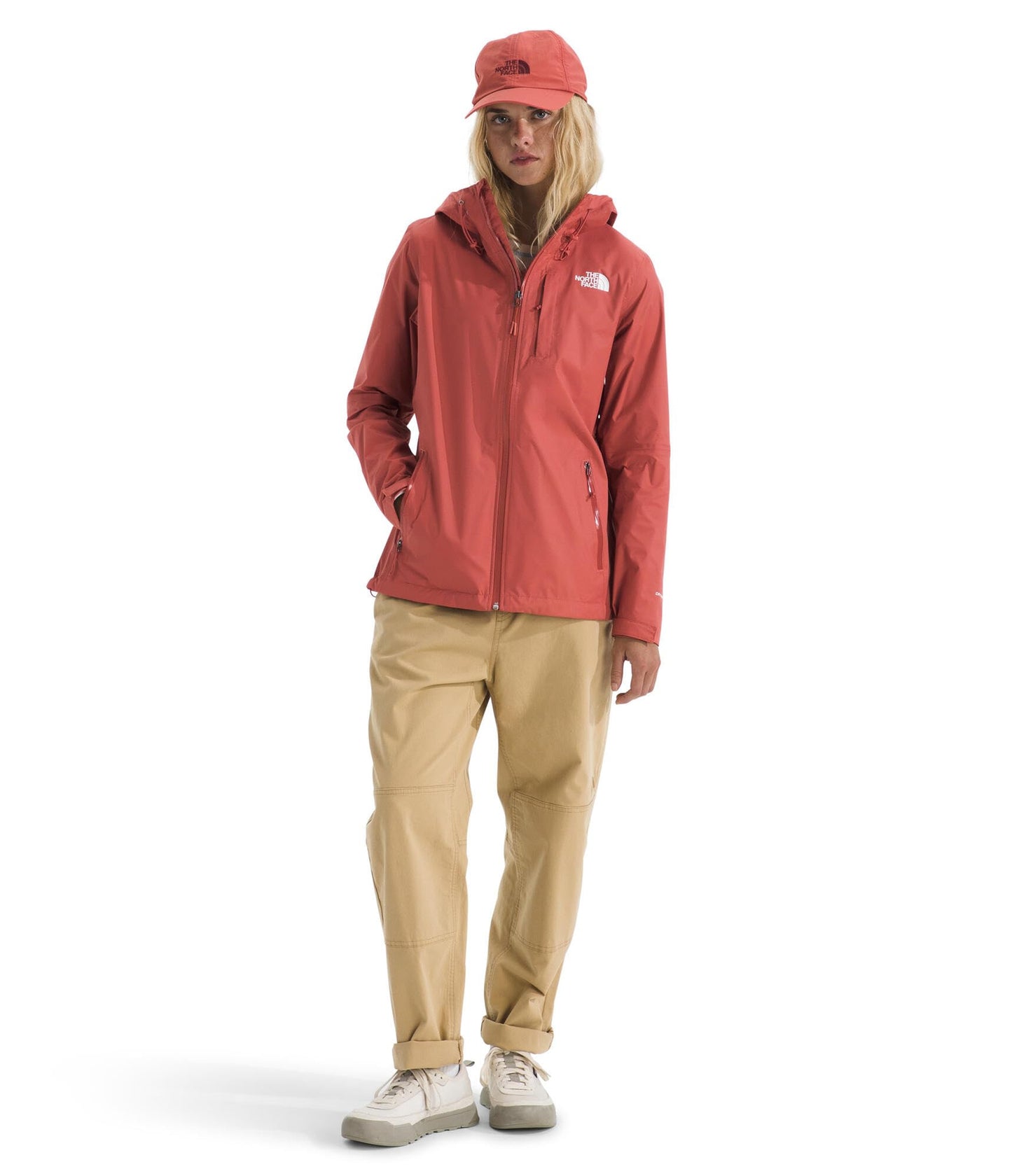THE NORTH FACE Women's Alta Vista Rain Jacket | 3 Piece Hood With Adjustable Cinch-cord, Waterproof, Breathable
