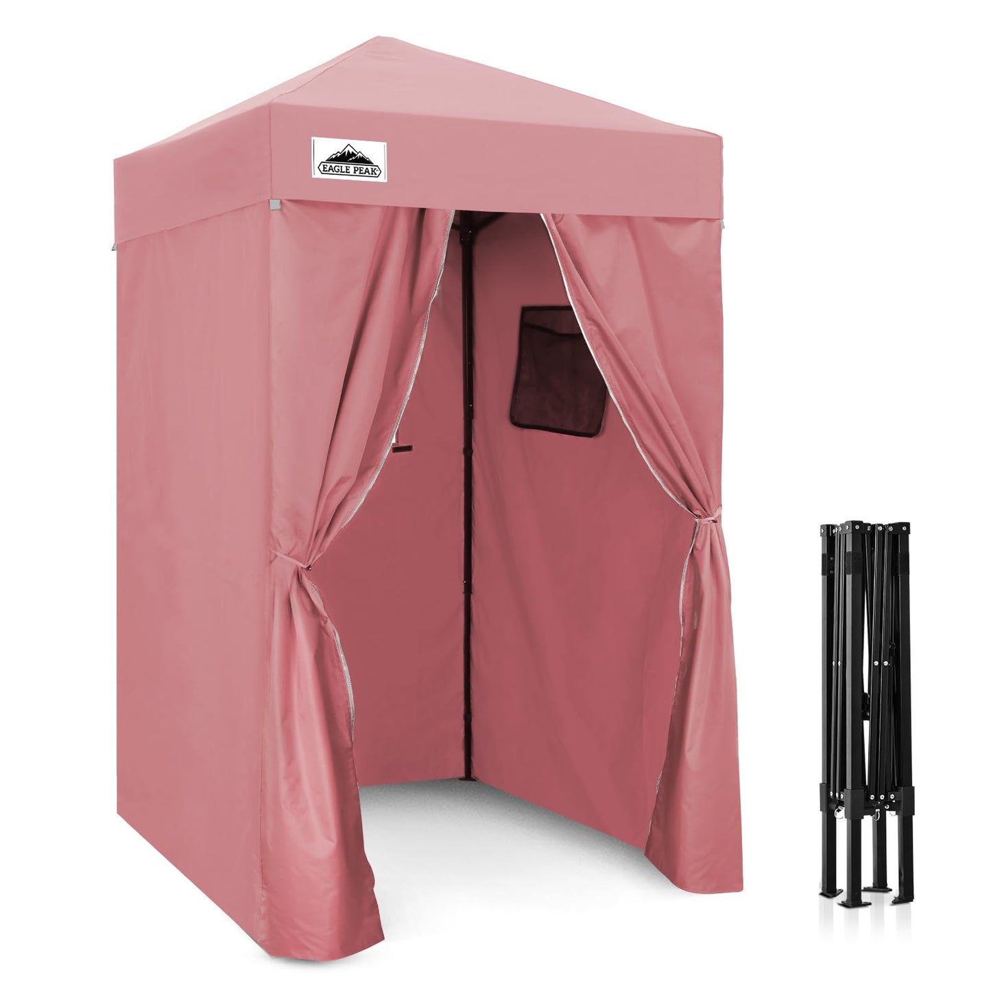 EAGLE PEAK Flex Compact 4x4 Pop-up Canopy Changing Room, Portable Dressing Room, Privacy Changing Tent for Indoor Fashion Photoshoots, Camping, or Pool, Purple
