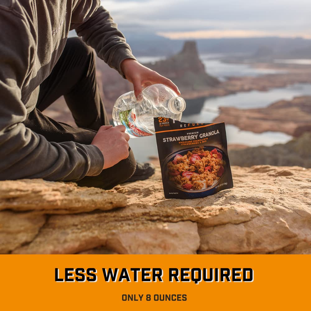 Peak Refuel Biscuits and Gravy | Premium Freeze Dried Camping Food | Backpacking & Hiking MRE Meals | Just Add Water | 100% Real Meat | 34g of Protein | 2 Serving Pouch (2 Serving Pouch)