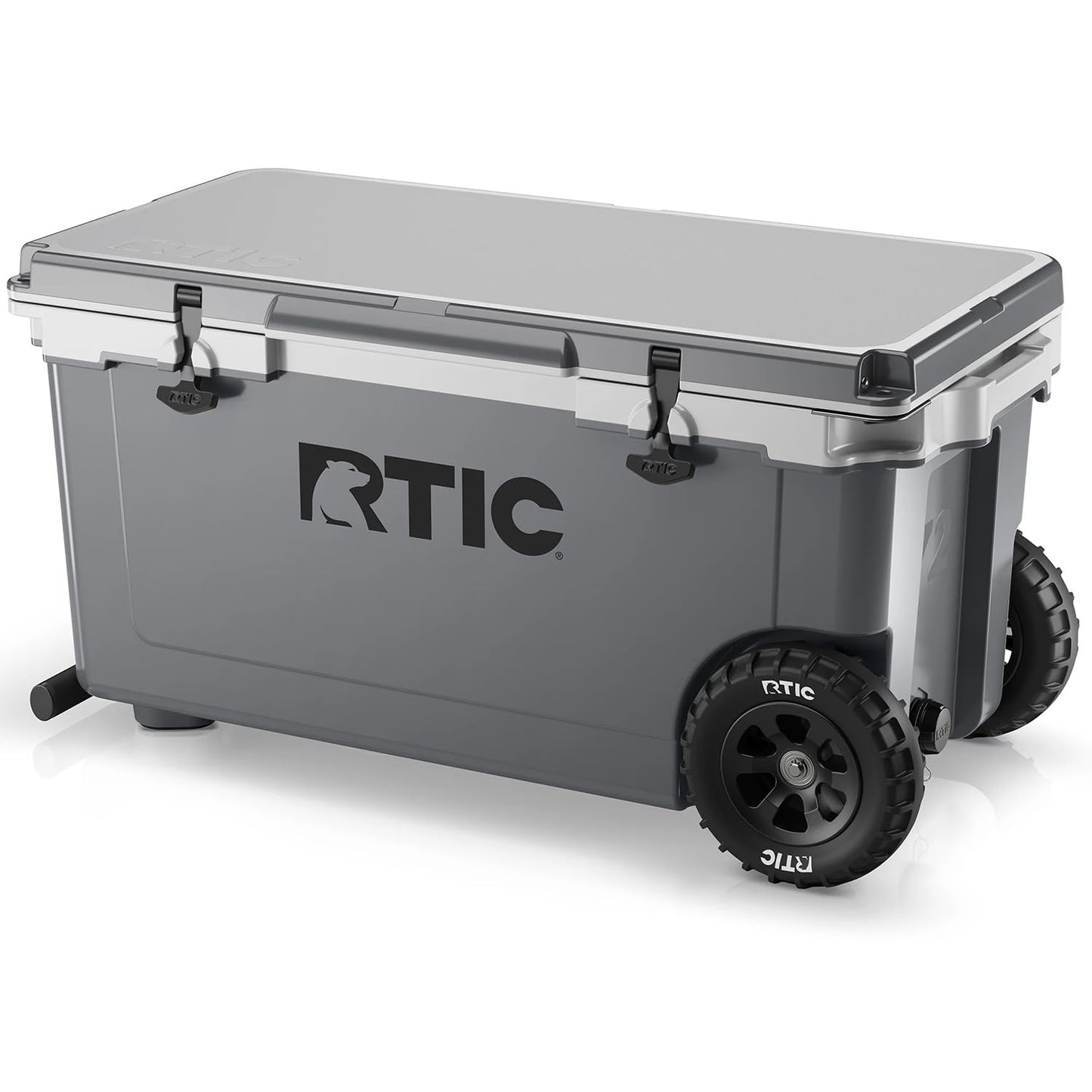 RTIC 72 Quart Ultra-Light Wheeled Cooler Hard Insulated Portable Ice Chest Box for Beach, Drink, Beverage, Camping, Picnic, Fishing, Boat, Barbecue, 30% Lighter Than Rotomolded Coolers