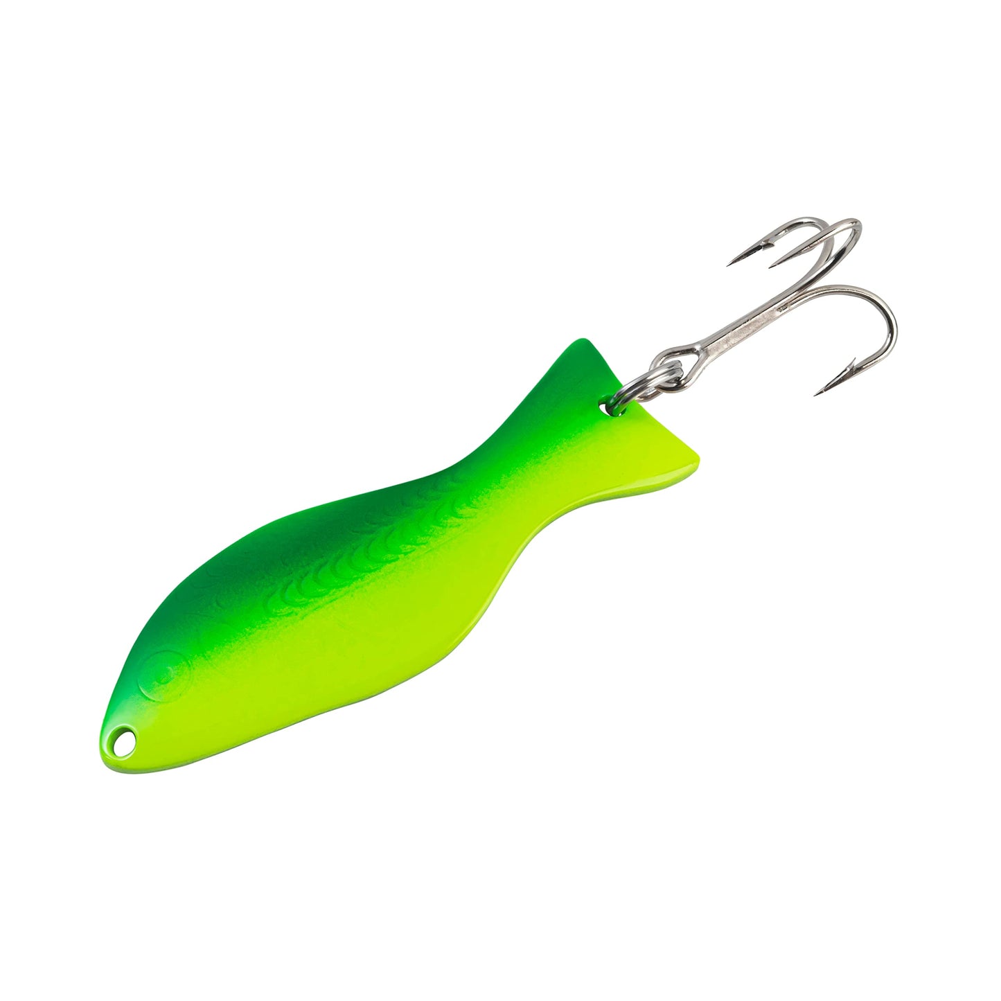AL's Goldfish Lure Company, Rust Free Goldfish Freshwater Fishing Spoon, Treble Hook, Trout, Salmon, Bass, Walleye, Crappie, Panfish, and Pike. Sizes 3/16 oz., 1/4 oz. or 1/2 oz