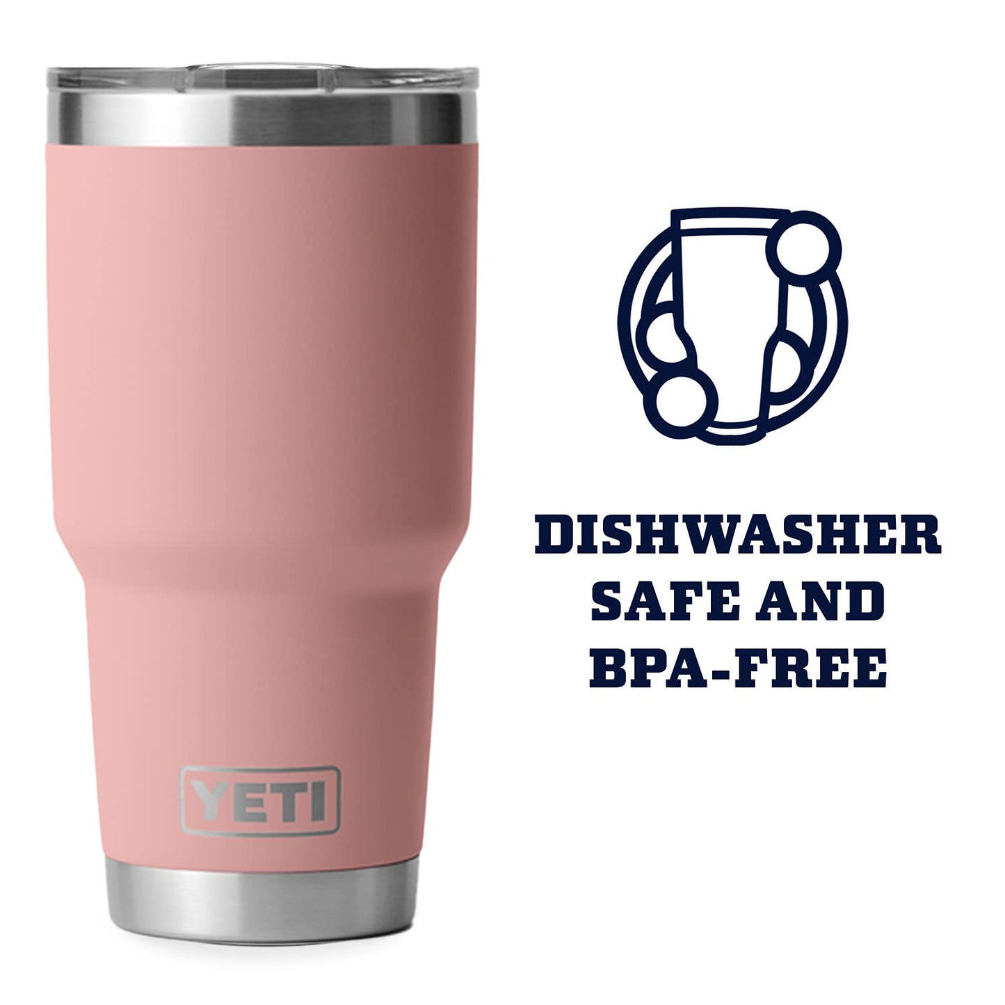YETI Rambler 30 oz Stainless Steel Vacuum Insulated Tumbler w/MagSlider Lid, Seafoam