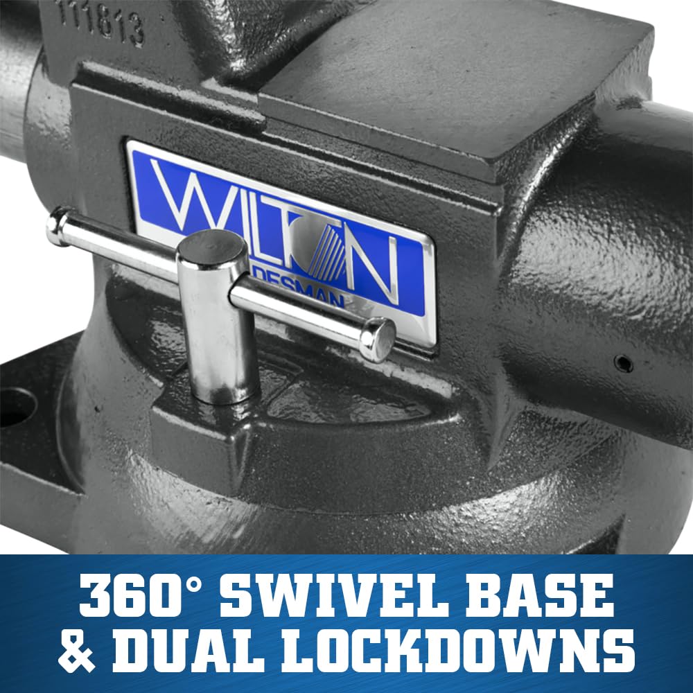 Wilton Tradesman XC Bench Vise, 8" Jaw Width, 6-3/4" Max Jaw Opening, 4-3/4" Throat (Model 1780XC)