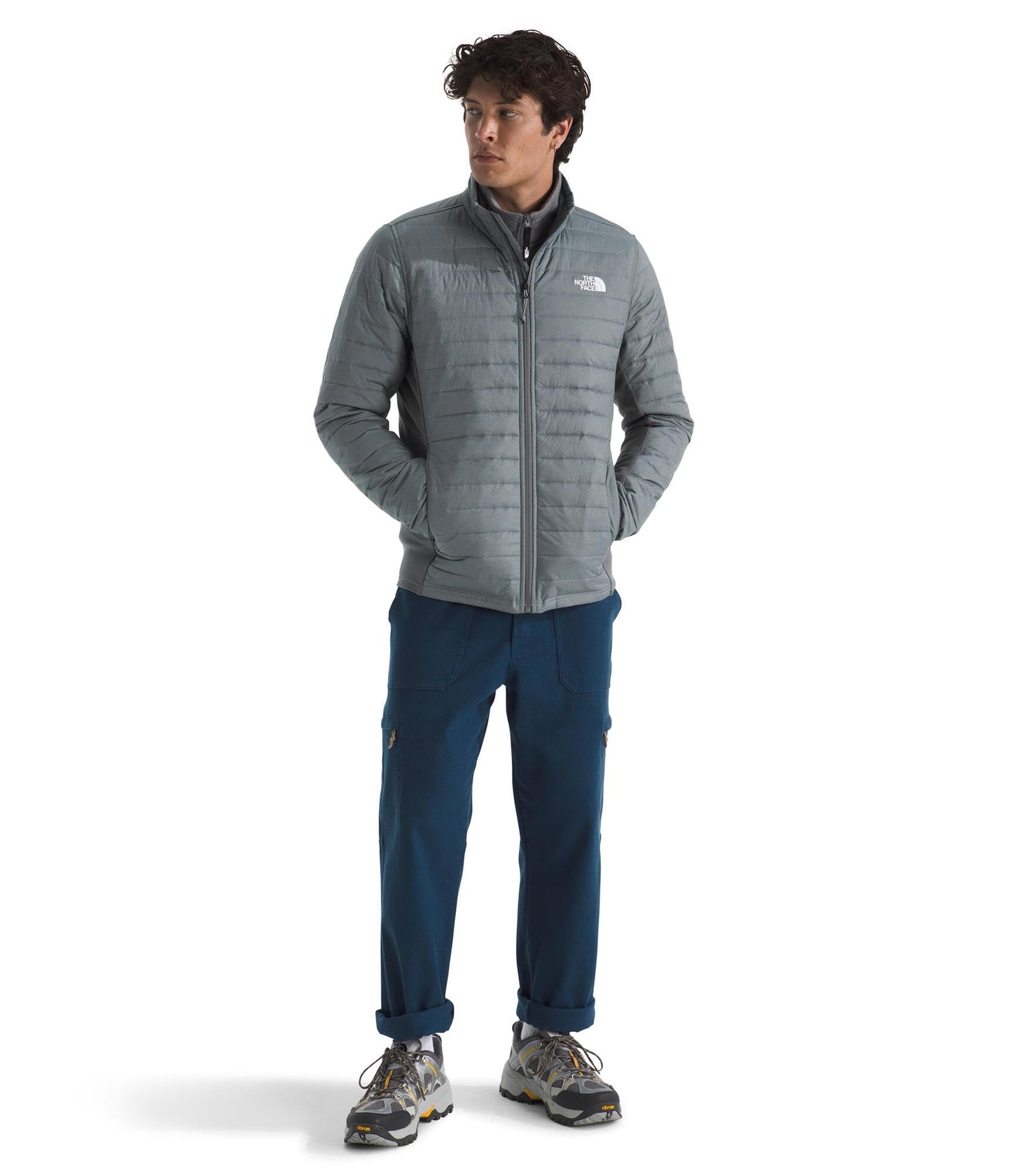 THE NORTH FACE Men's Canyonlands Hybrid Jacket | Water Resistant Top With Heatseeker Insulation, Breathable Underarm Panels