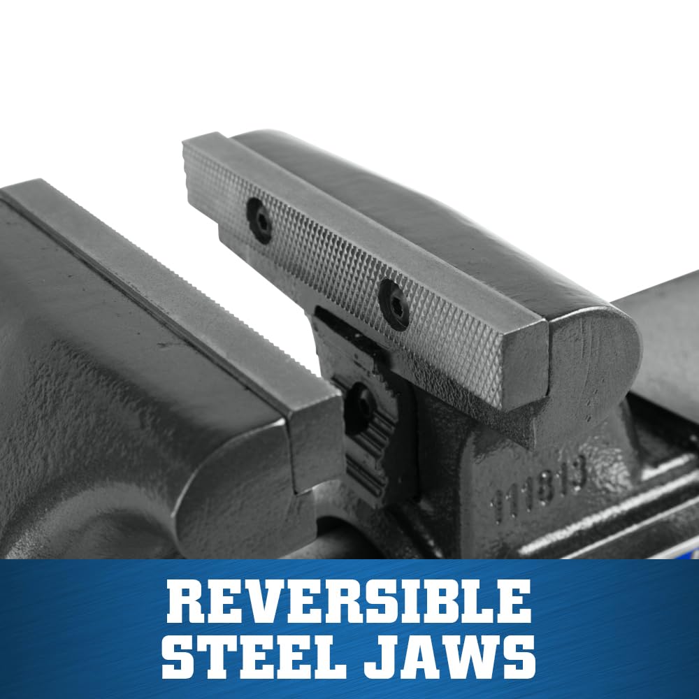 Wilton Tradesman XC Bench Vise, 8" Jaw Width, 6-3/4" Max Jaw Opening, 4-3/4" Throat (Model 1780XC)