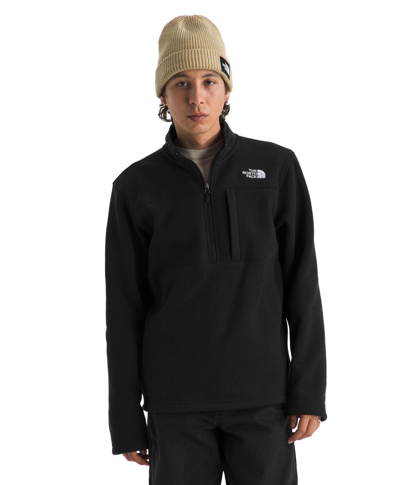 THE NORTH FACE Men's Gordon Lyons Quarter Zip Jacket | Cold Weather Top With Chest Pocket