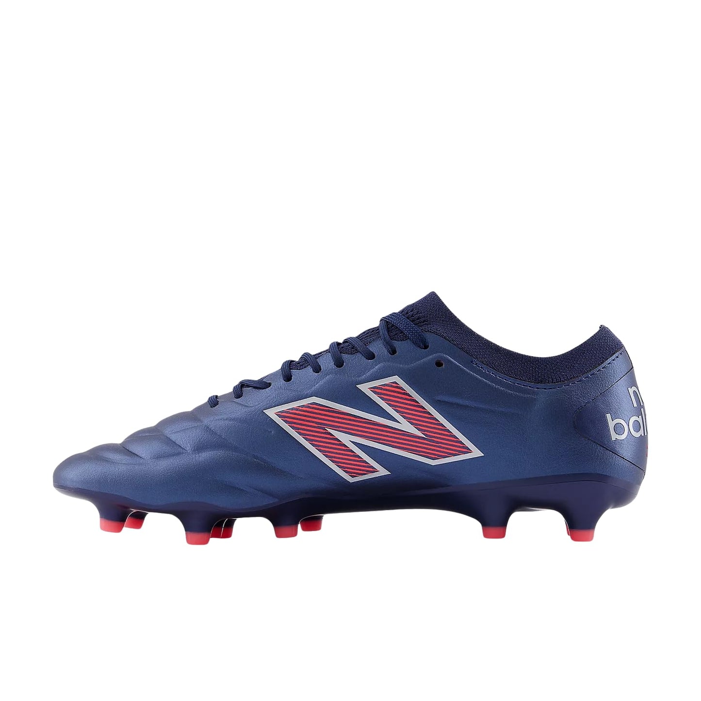 New Balance Men's 442 Elite FG V2 Soccer Shoe (NB Navy with Silver and Energy Red, 9.0 Medium)