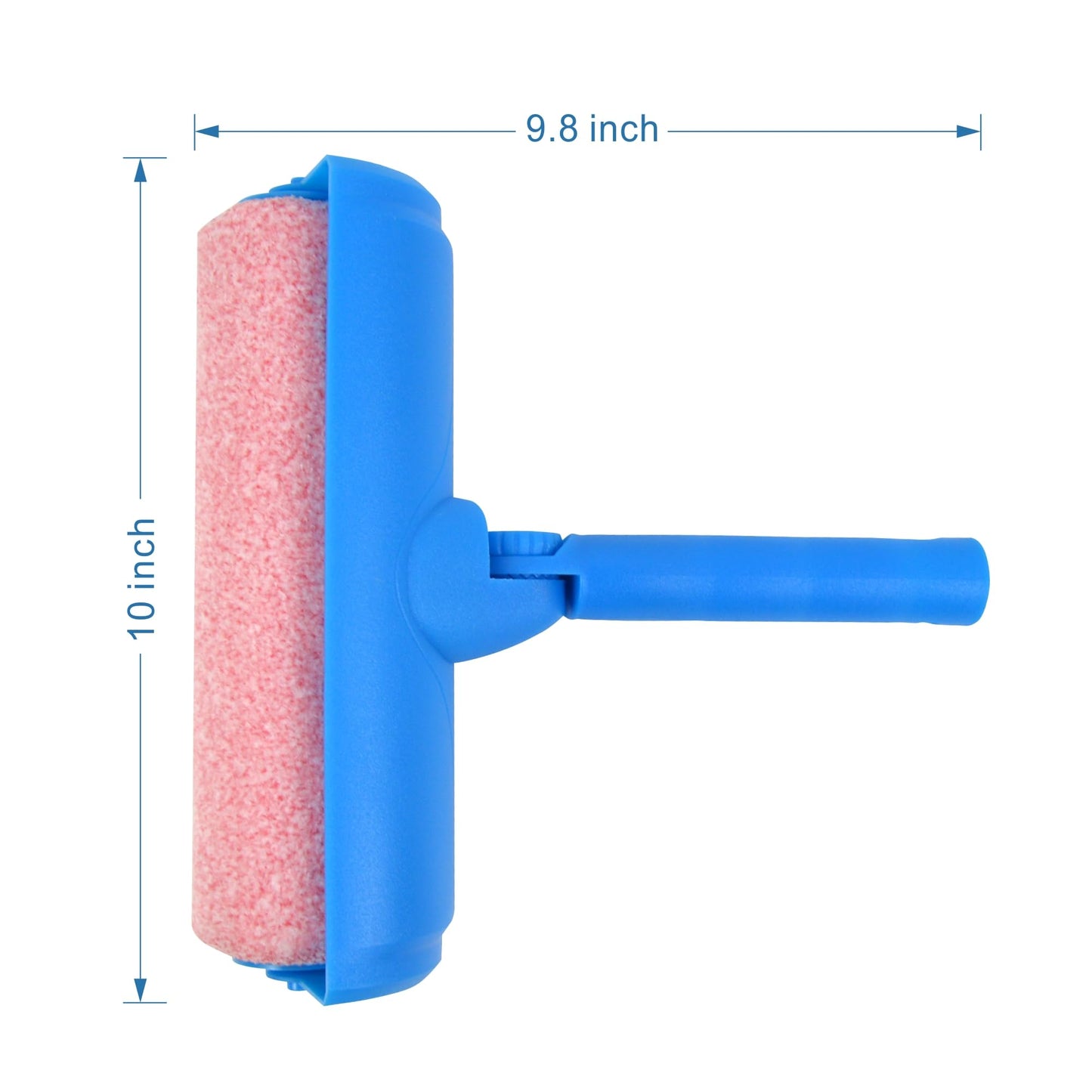 10 Inch Ceiling Paint Roller with Shield Roller and Shield with Adjustable Head Ceiling Paint Roller No DripRoller Without Splatter Paint Brush for Painting Ceilings Walls(EL01152)