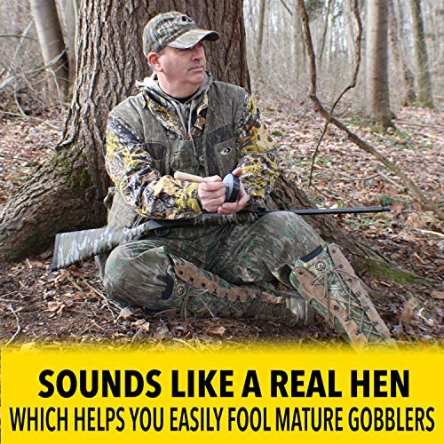 Turkey Pot Calls – Turkey Glass Calls & Slate Calls with Strikers – Realistic Turkey Calls for Hunting and Lures