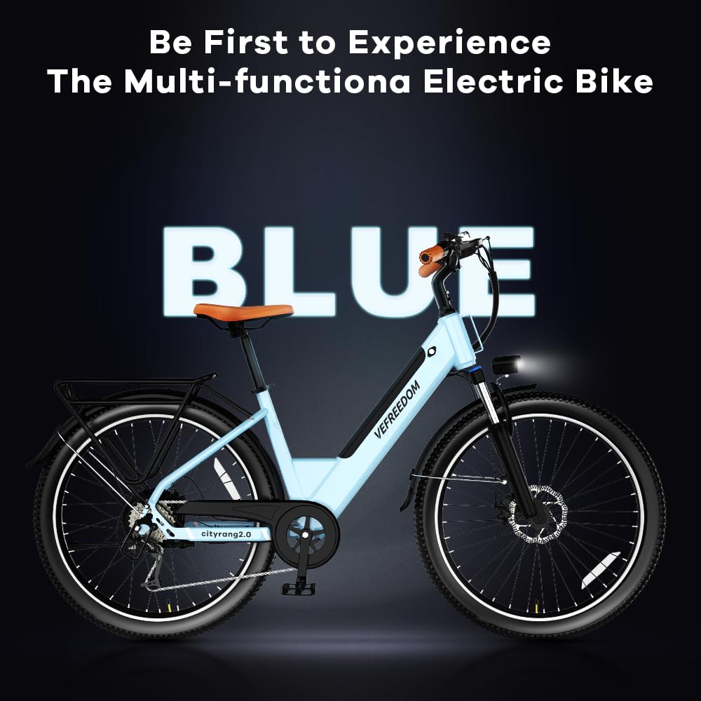 ๐๐๐๐๐ Peak Electric Bike for Adults,up ๐๐ Miles Removable Battery Ebike, 26" UL Certified Electric Mountain E Bike with 7-Speed,Adult Electric Bicycles for Commute Beach Snow