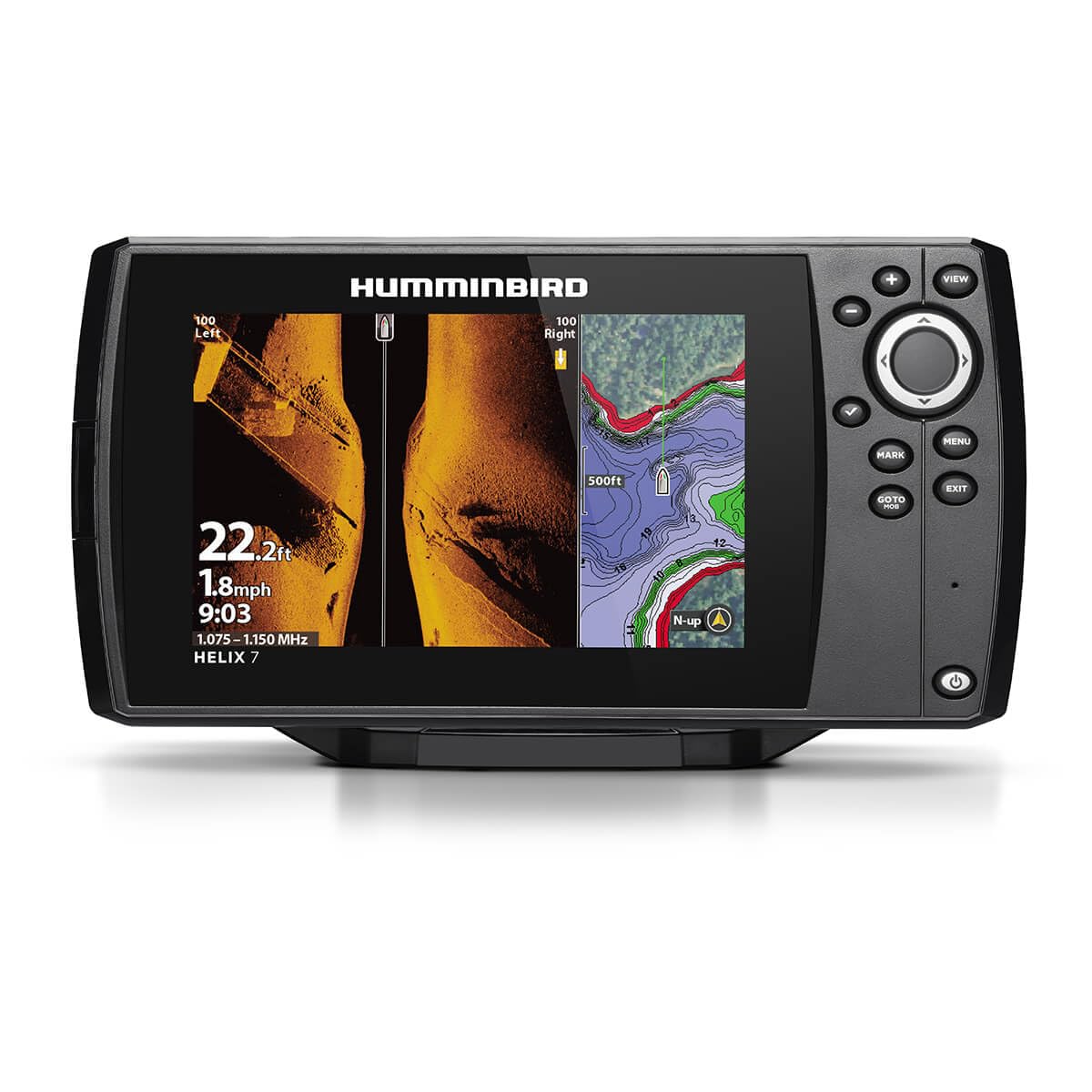 Humminbird Helix 7 G4 GPS Fish Finder with Transducer, MEGA Side Imaging