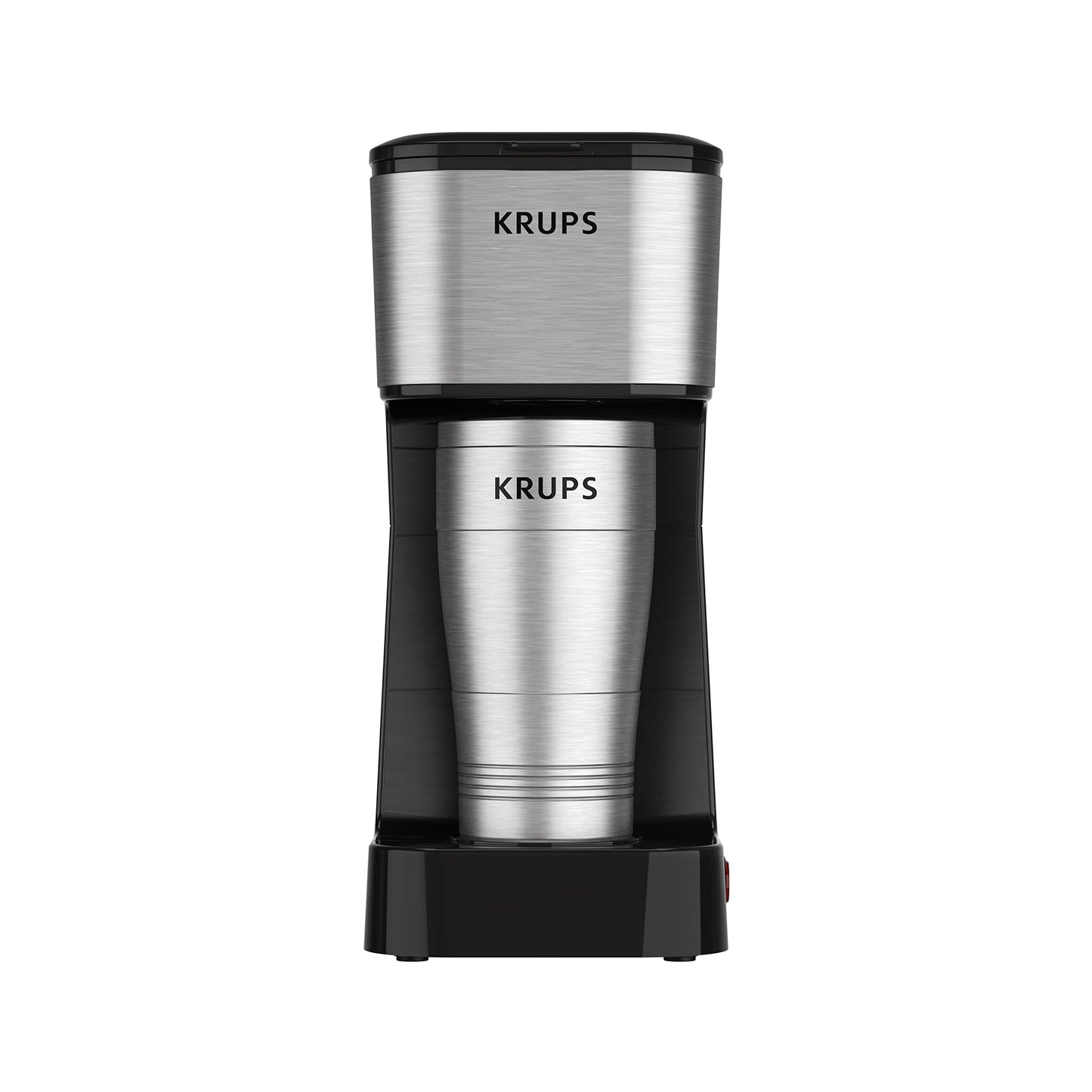 KRUPS Newer Model Drip Coffee Maker, 10-Cup, Silver