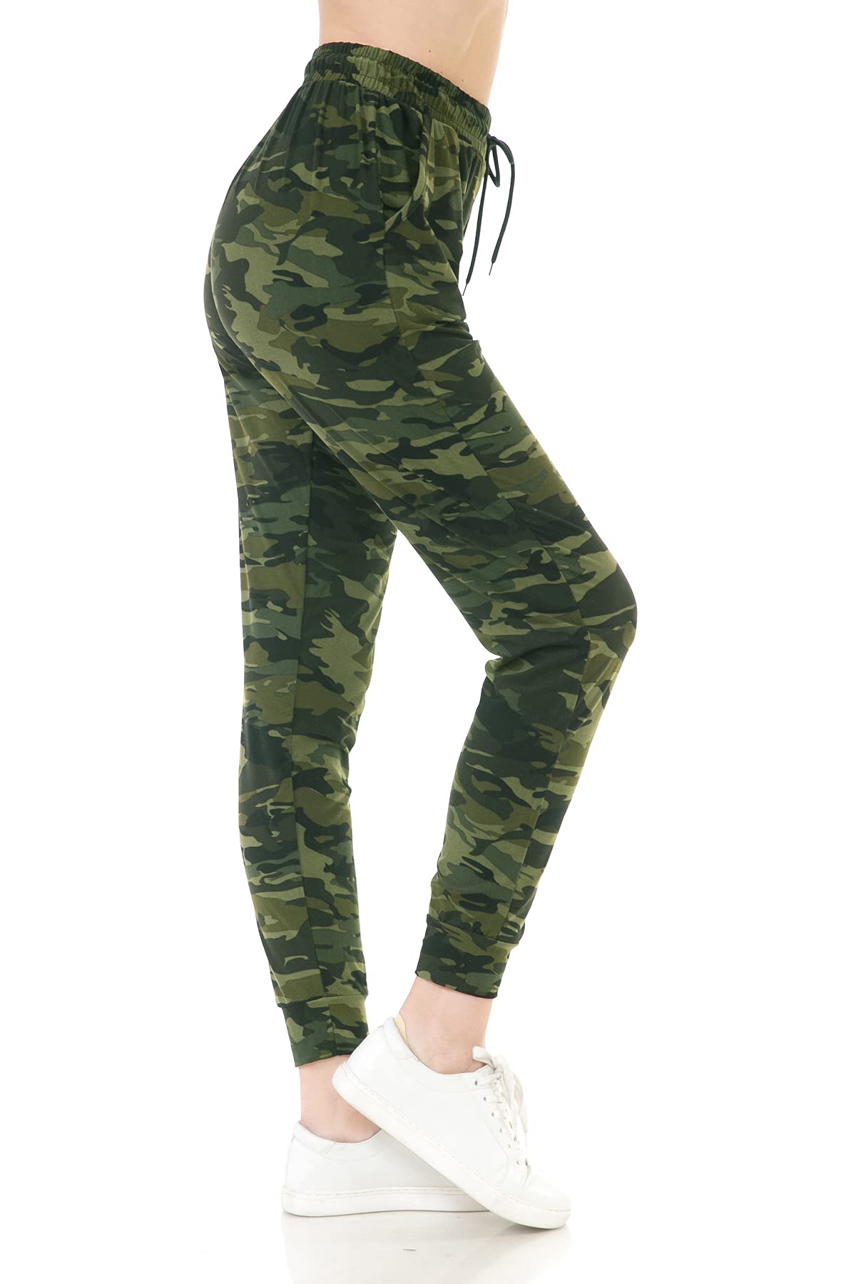Leggings Depot Women's Relaxed-fit Jogger Track Cuff Sweatpants with Pockets for Yoga, Workout