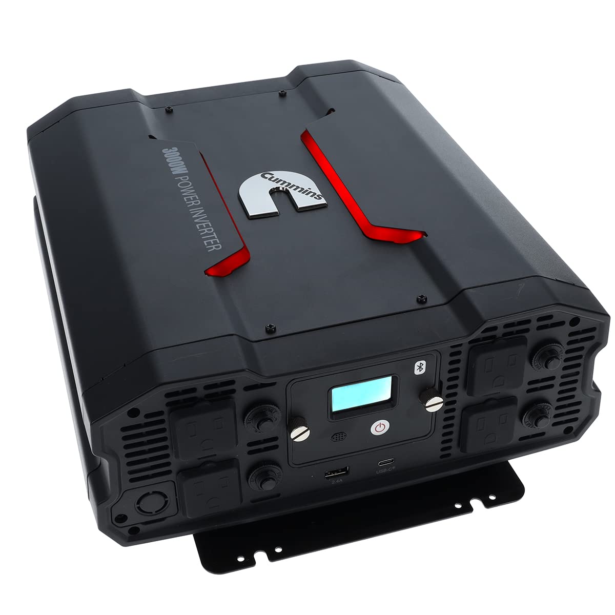 Cummins 5000 Watts Inverter Modified Sine Wave Truck Inverter 12 Volts to 110 Volts Four AC Outlets Two USB Ports (Plus Cable Kit)- CMN5000W - Inverters for Vehicles, Van Life, Camping