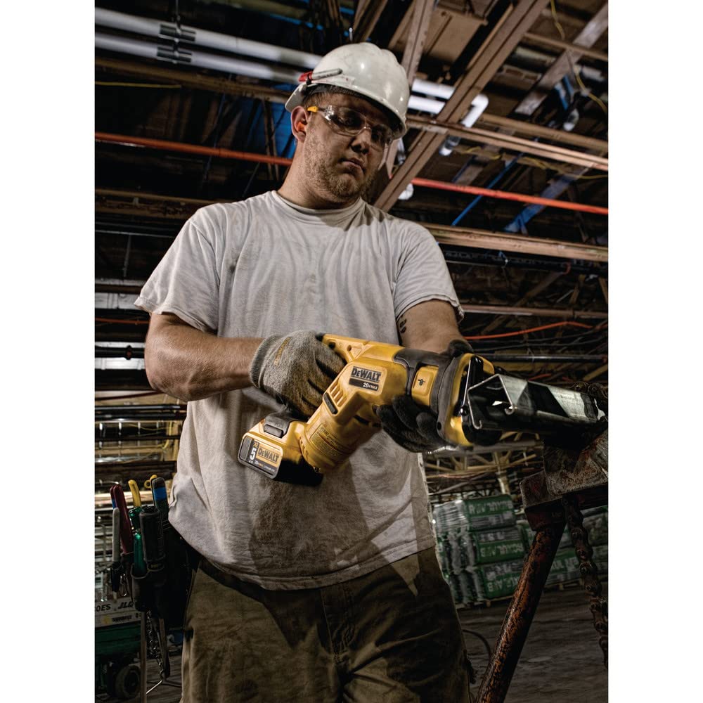 DEWALT 20V MAX Reciprocating Saw, 3,000 Strokes Per Minute, Variable Speed Trigger, Bare Tool Only (DCS380B)