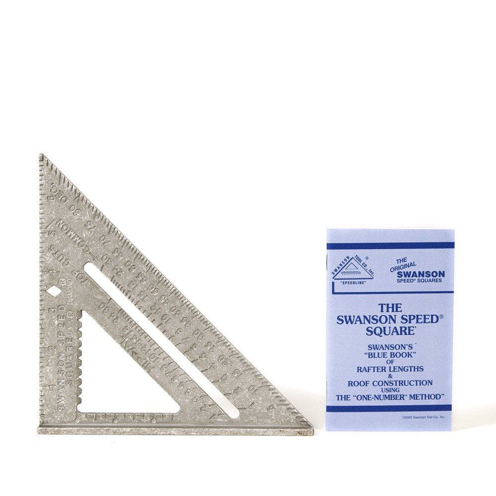 SWANSON Tool Co S0101 7 Inch Speed Square, Blue