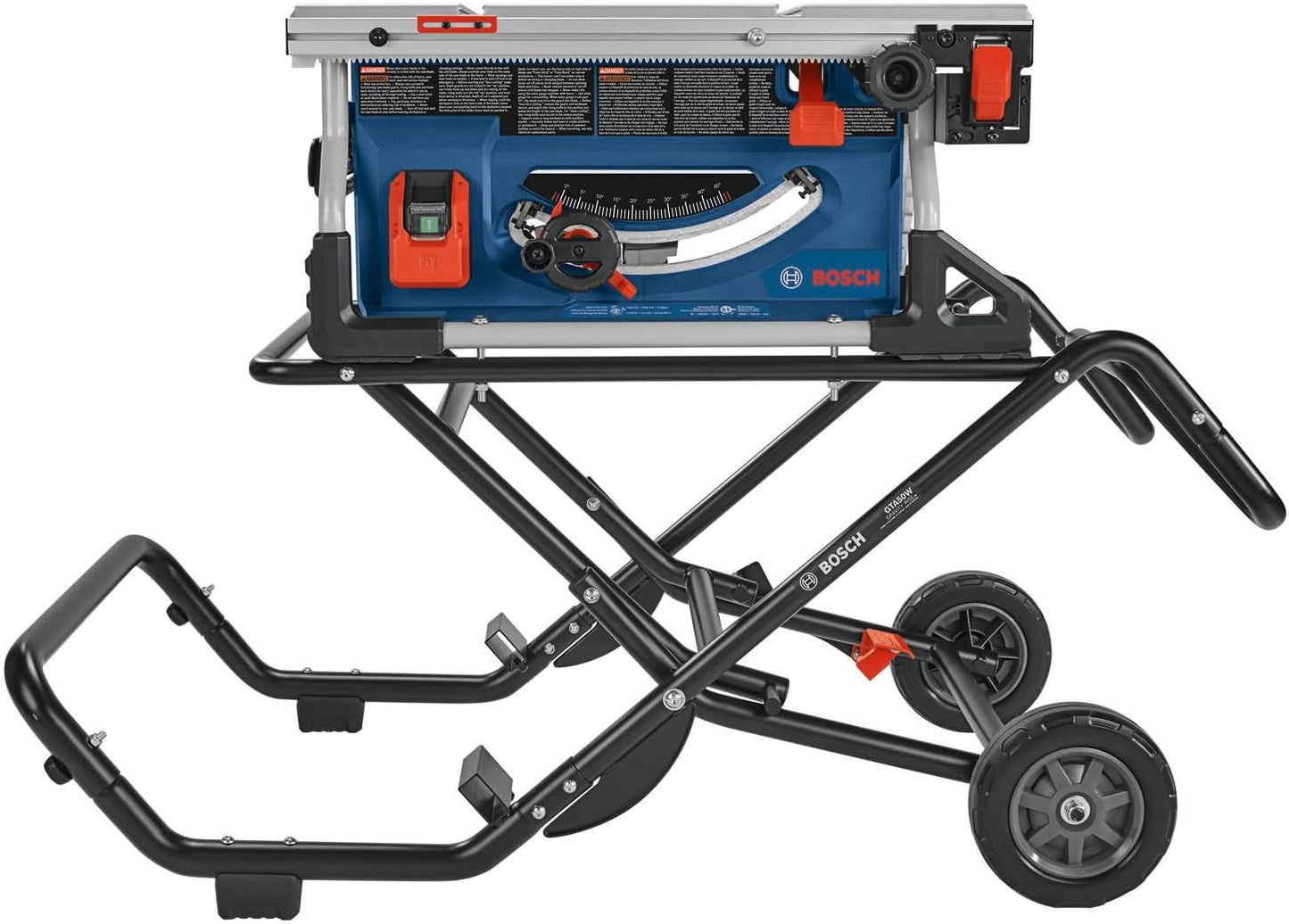 BOSCH GTS15-10 10 Inch Portable Jobsite Table Saw with Gravity-Rise Wheeled Stand, 15 Amp, 32-1/8 Inch Rip Capacity, 4 HP