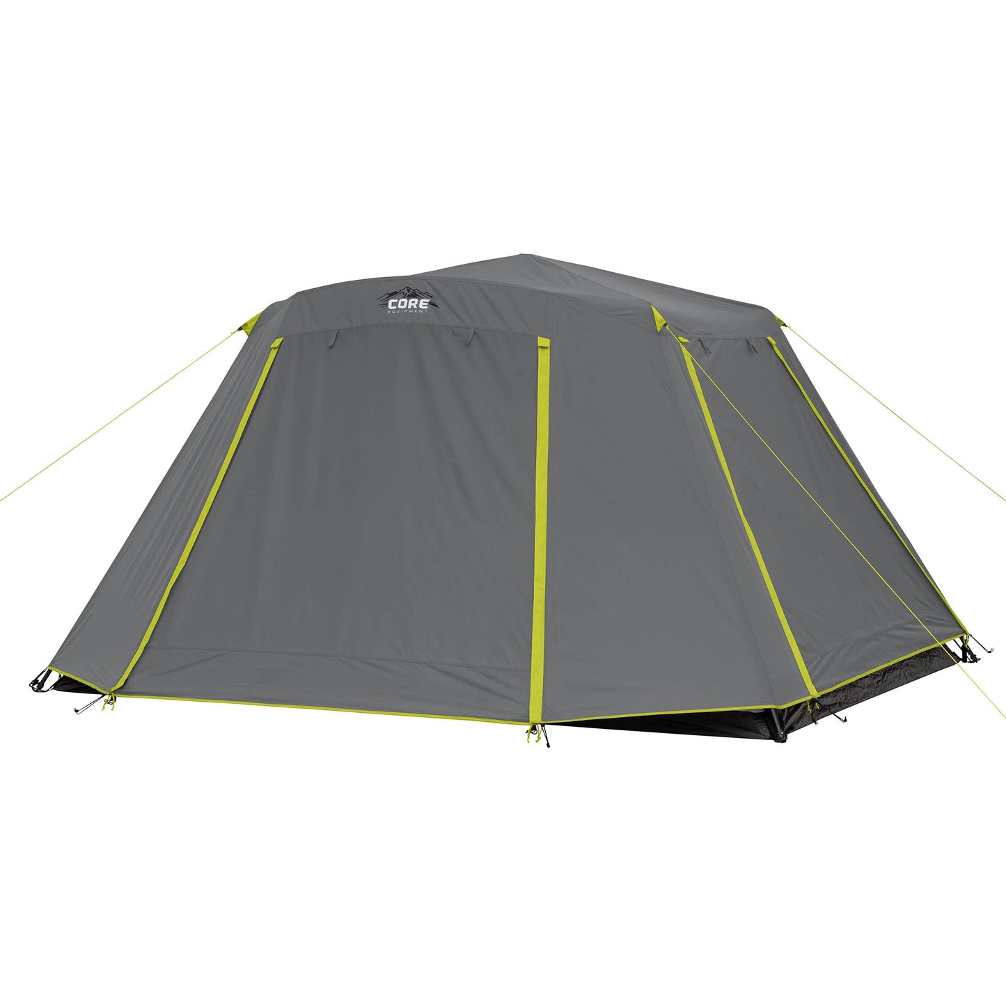 CORE Instant Cabin Tents | 6 Person / 9 Person / 10 Person / 12 Person Family Cabin Multi Room Pop Up Tents Car Camping | Included Storage Pockets for Camping Accessories