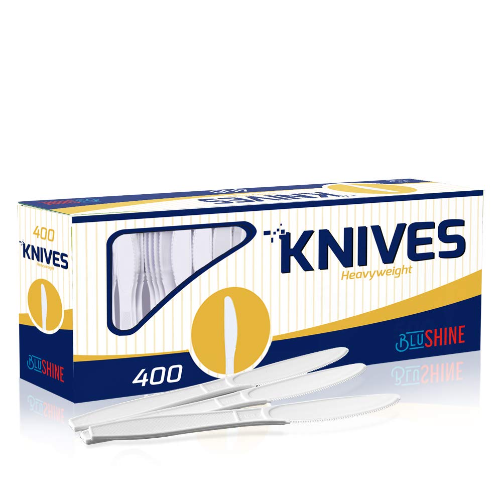 400 Pack Extra Heavyweight Disposable White Plastic Forks - Heavy Duty White Cutlery-Utensils, Parties, Dinners, Catering Services, Family Gatherings