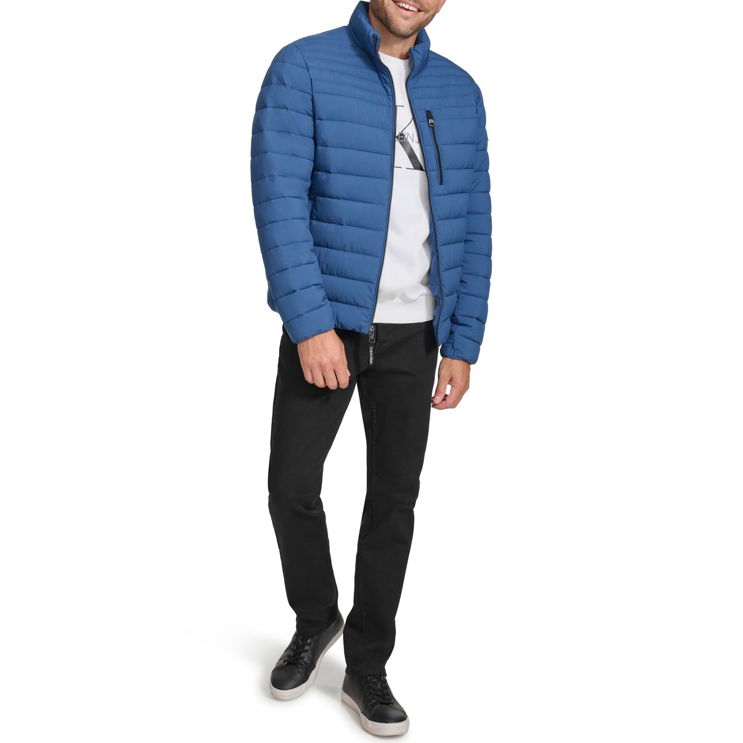 Calvin Klein Men's Full Zip Down Puffer Coat