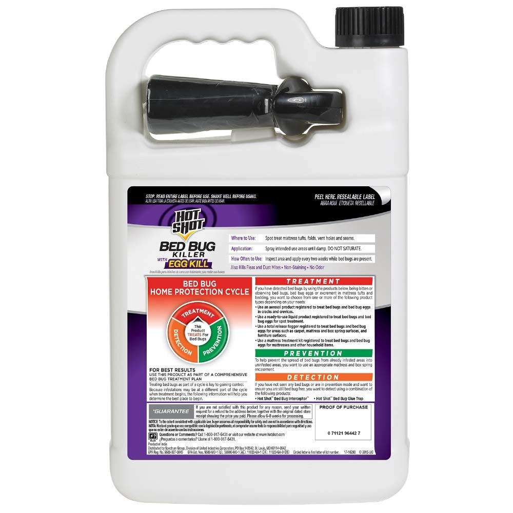 Hot Shot Bed Bug & Flea Fogger Pack 3-Pack, Kills Bed Bugs and Fleas Indoors, Get Rid of Fleas In House, Inhibits Reinfestation Up to 7 Months