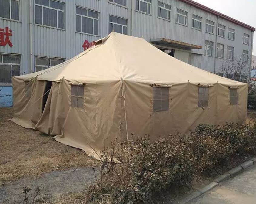 Four Season Outdoor Polyester Canvas Steel Army Military Camping Tent