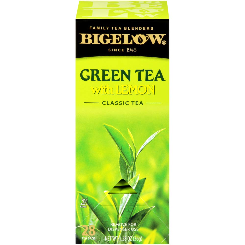 Bigelow Tea Green Tea Variety Pack, Classic Green Tea, Lemon, Pomegranate, Mint, Peach and Constant Comment Flavors, 20 Count Box (Pack of 6), 120 Total Tea Bags