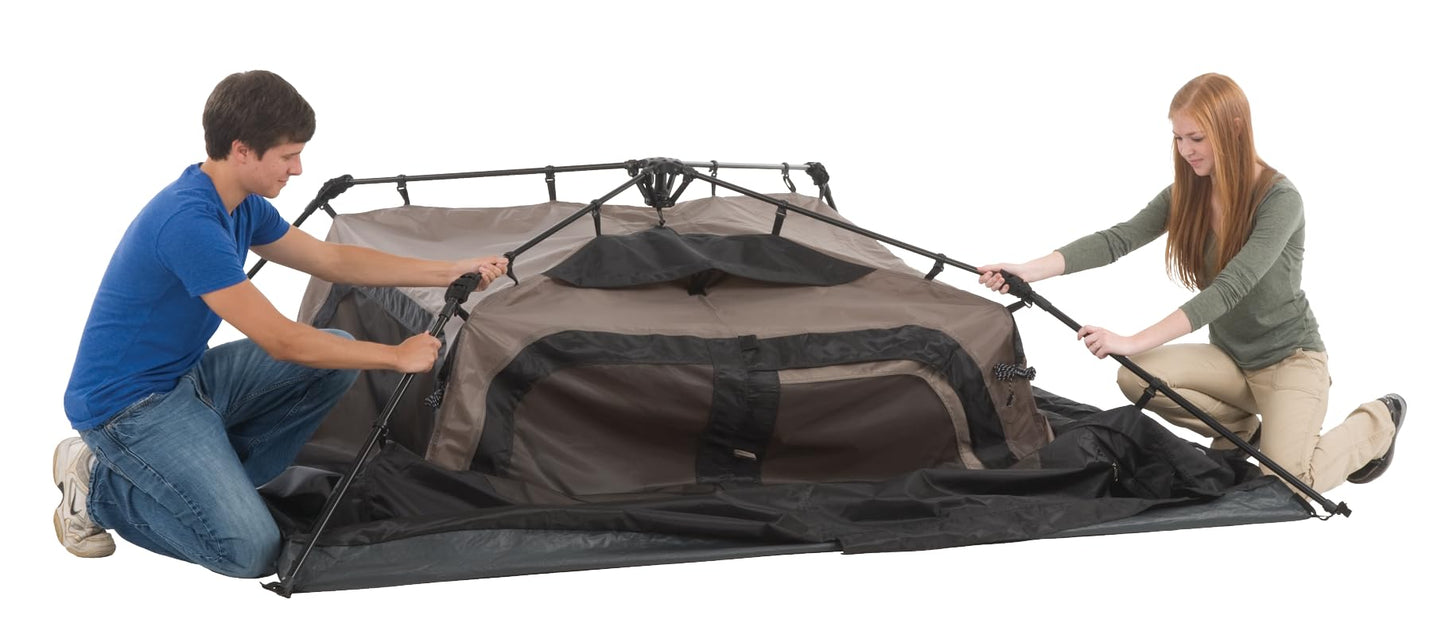 Coleman Instant Tent with 1-Minute Setup, 10-Person Tent with Pre-Attached Poles, Air Vent, & Carry Bag