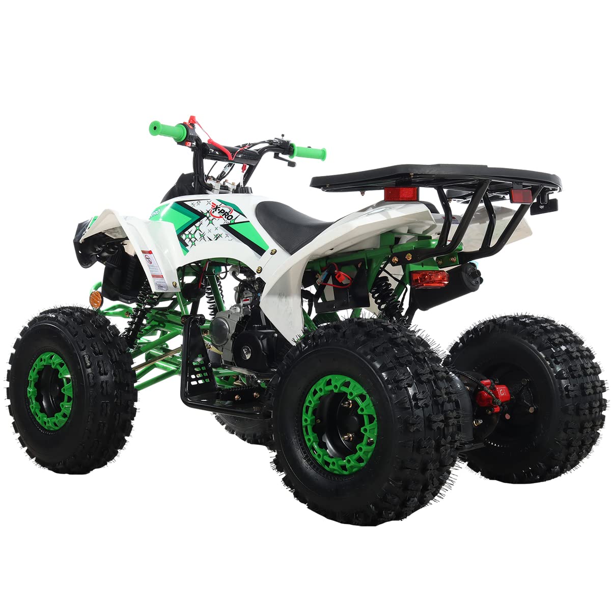 X-PRO Storm 125 125cc ATV Quad Adults ATV 4 Wheelers Youth 4 wheeler ATVs Big Boys ATVs Quads (Orange)