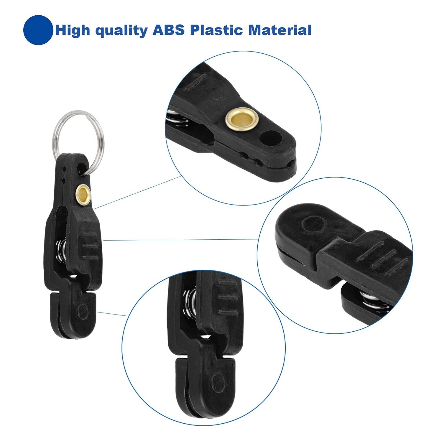 10Pcs Heavy Tension Downrigger Release Clips for Offshore Fishing, Planer Board, Weight, Kite