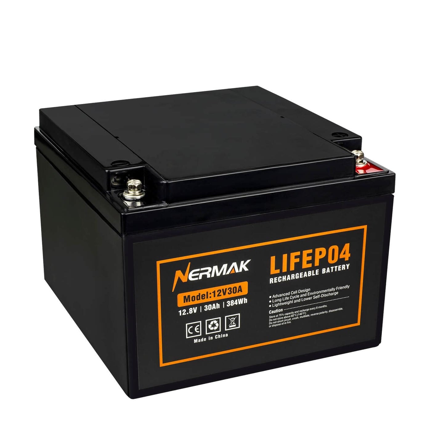 12V 10Ah Lithium LiFePO4 Deep Cycle Battery, 2000+ Cycles Rechargeable Battery for Solar/Wind Power, Small UPS, Lighting, Power Wheels, Fish Finder and More, Built-in 10A BMS