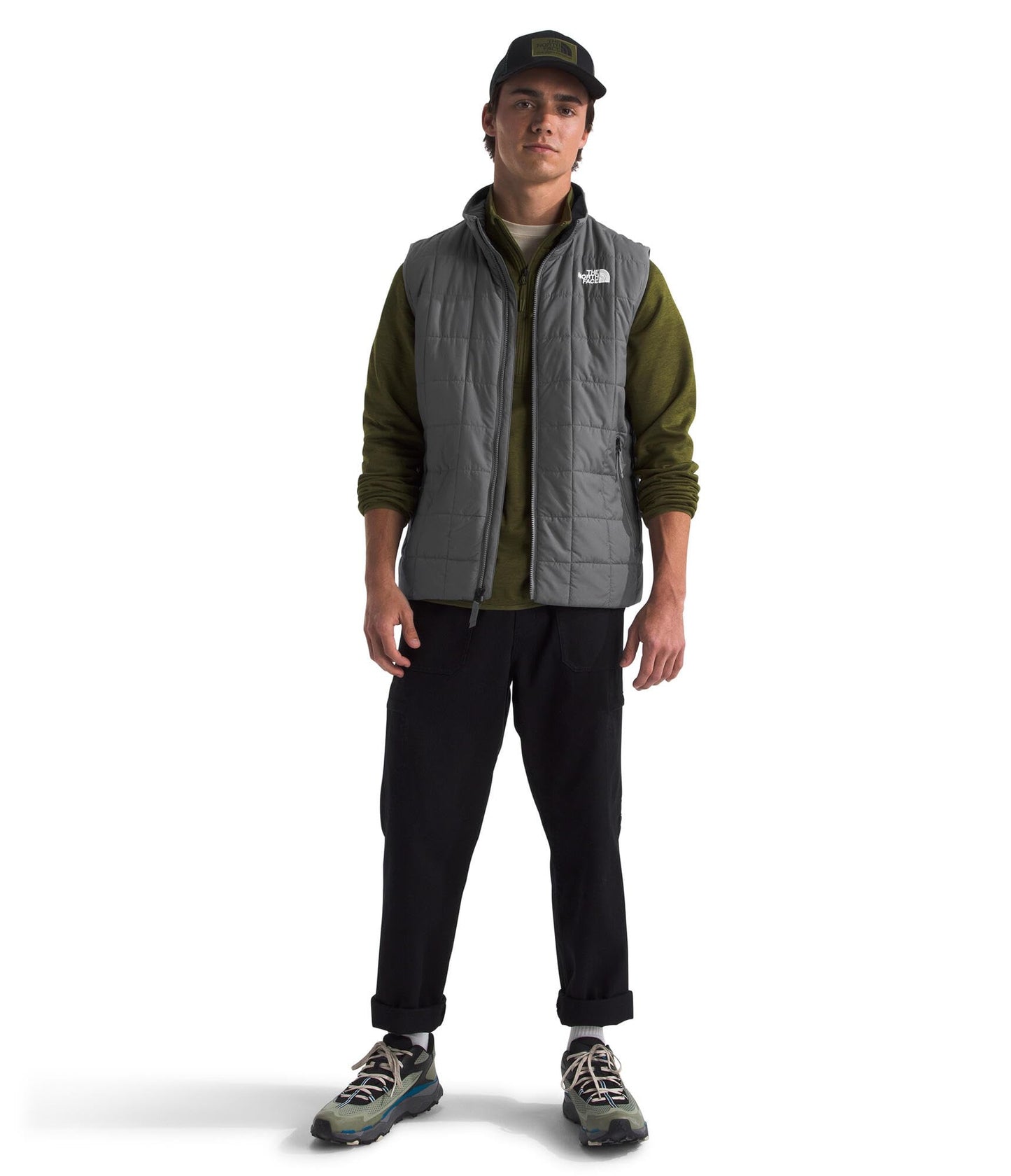 THE NORTH FACE Men's Junction Insulated Vest | Water Resistant With Heatseeker Insulation, Stretch Bindings & Zip Pockets