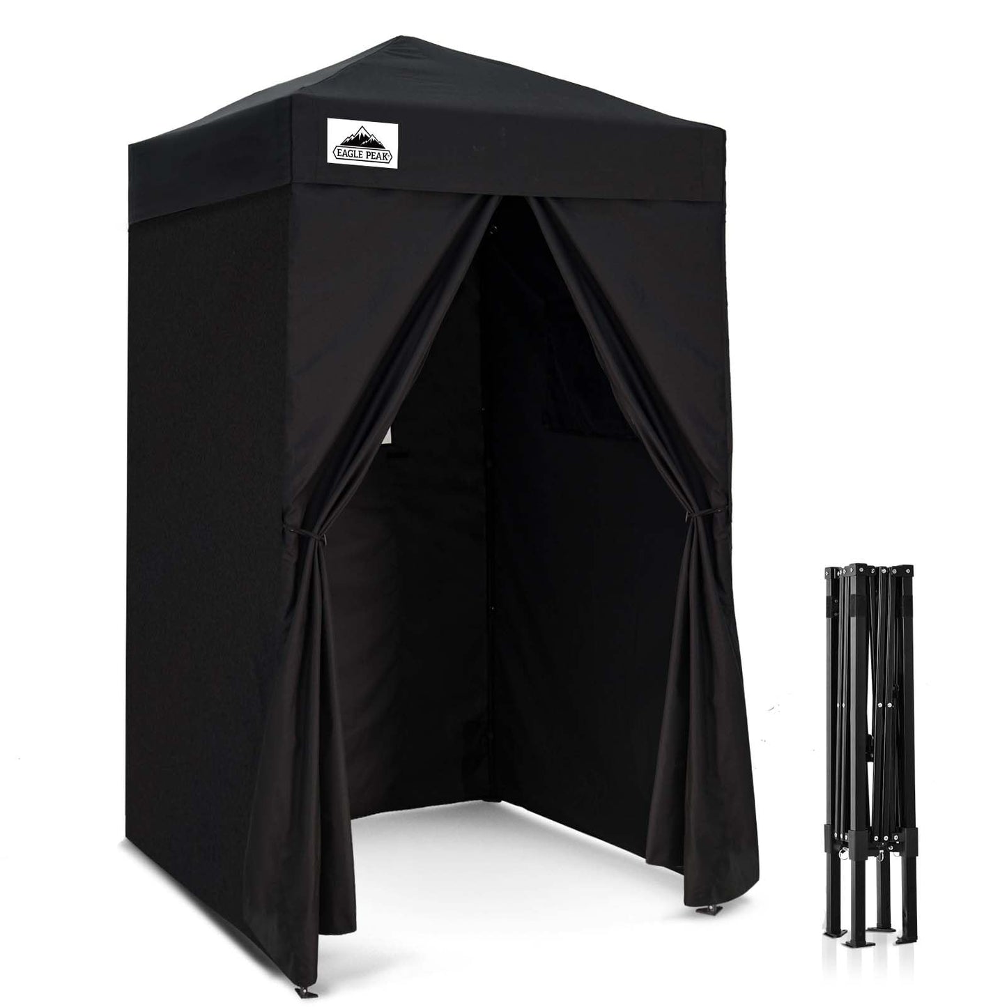 EAGLE PEAK Flex Compact 4x4 Pop-up Canopy Changing Room, Portable Dressing Room, Privacy Changing Tent for Indoor Fashion Photoshoots, Camping, or Pool, Purple