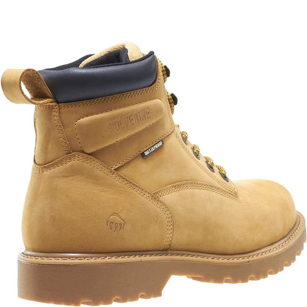WOLVERINE Men's Floorhand Waterproof Steeltoe 6" Work Boot