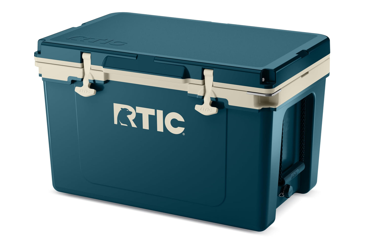 RTIC Ultra-Light 52 Quart Hard Cooler Insulated Portable Ice Chest Box for Beach, Drink, Beverage, Camping, Picnic, Fishing, Boat, Barbecue, 30% Lighter Than Rotomolded Coolers