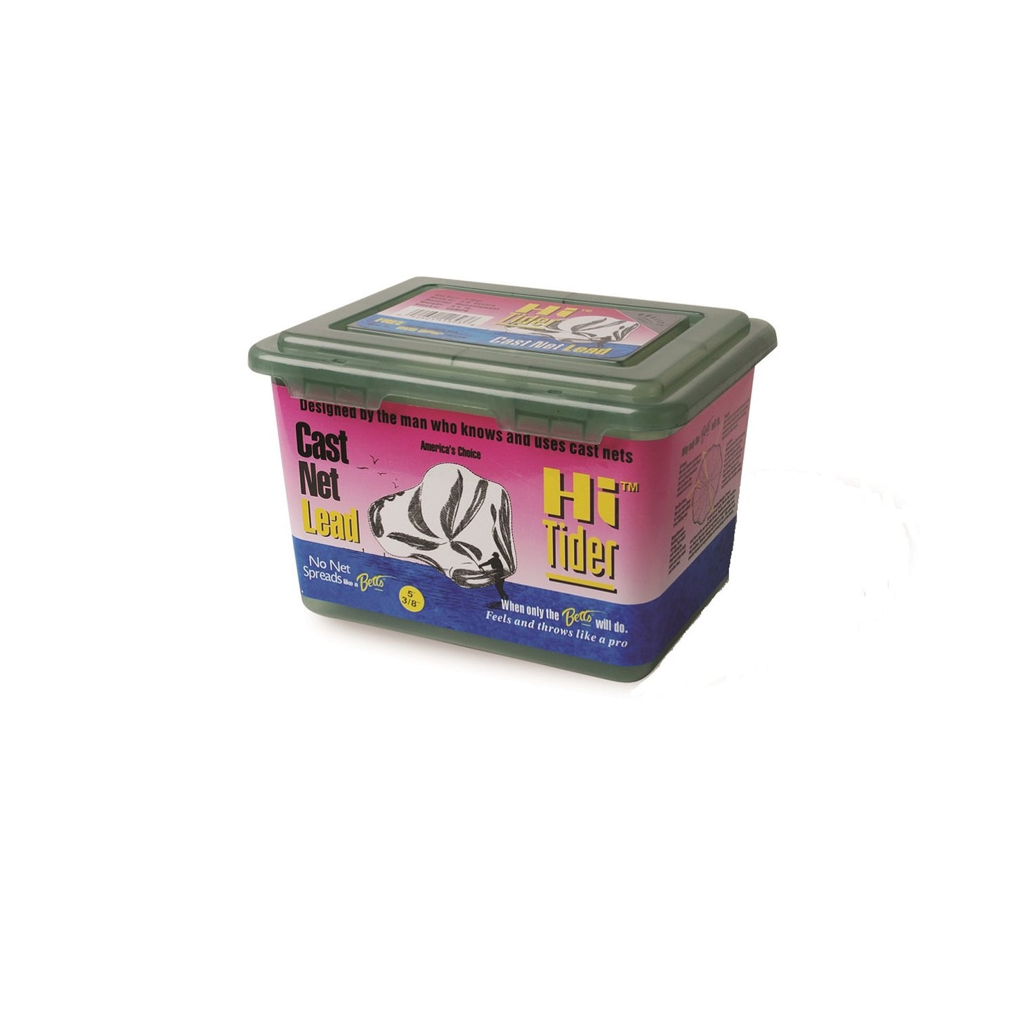 Betts 8PM Old Salt Mono Cast Net Multi-Coloured, 8ft