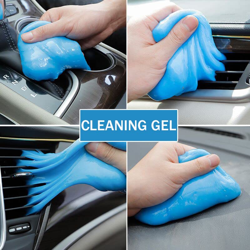 62'' Car Wash Brush with Long Handle Chenille Microfiber Car Wash Mop Mitt Car Cleaning Kit Windshield Window Squeegee Car Duster Microfiber Towels Wheel Tire Brush for Cars RV Truck Boat