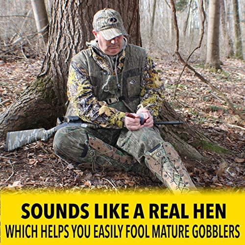Turkey Pot Calls – Turkey Glass Calls & Slate Calls with Strikers – Realistic Turkey Calls for Hunting and Lures
