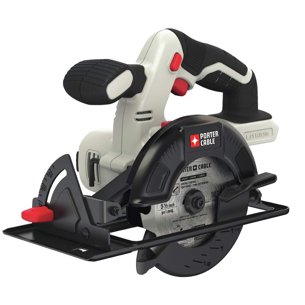 PORTER-CABLE 20V MAX 8-Tool Combo Kit Cordless Drill and Impact Driver, Circular and Reciprocation Saw, Jigsaw, Orbital Sander, Oscillating Tool, Flashlight (PCCK6118)