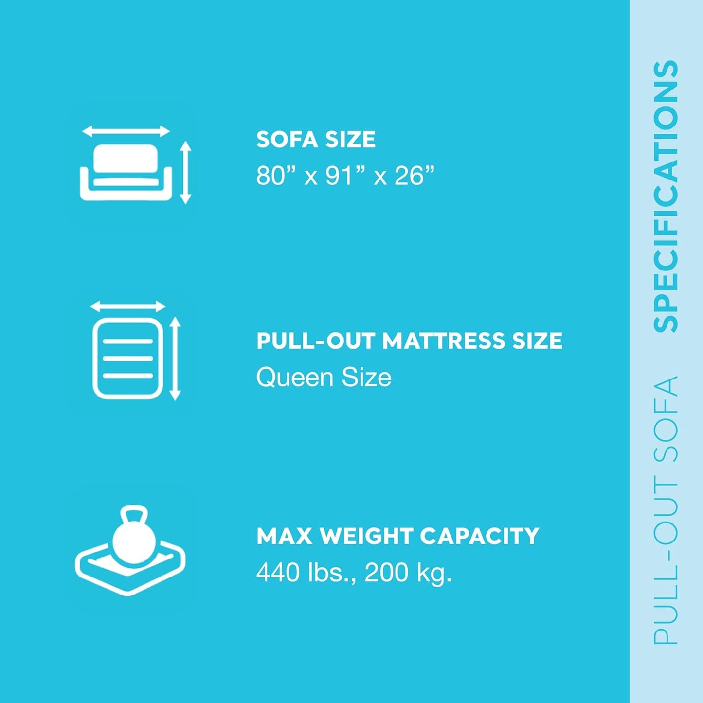 Intex Inflatable Furniture Set with Queen Sized Pull-Out Sofa Bed and 2 Sofa Sleepers, Gray - Air Mattress, Portable Couch, Lounge Chairs, Guest Beds