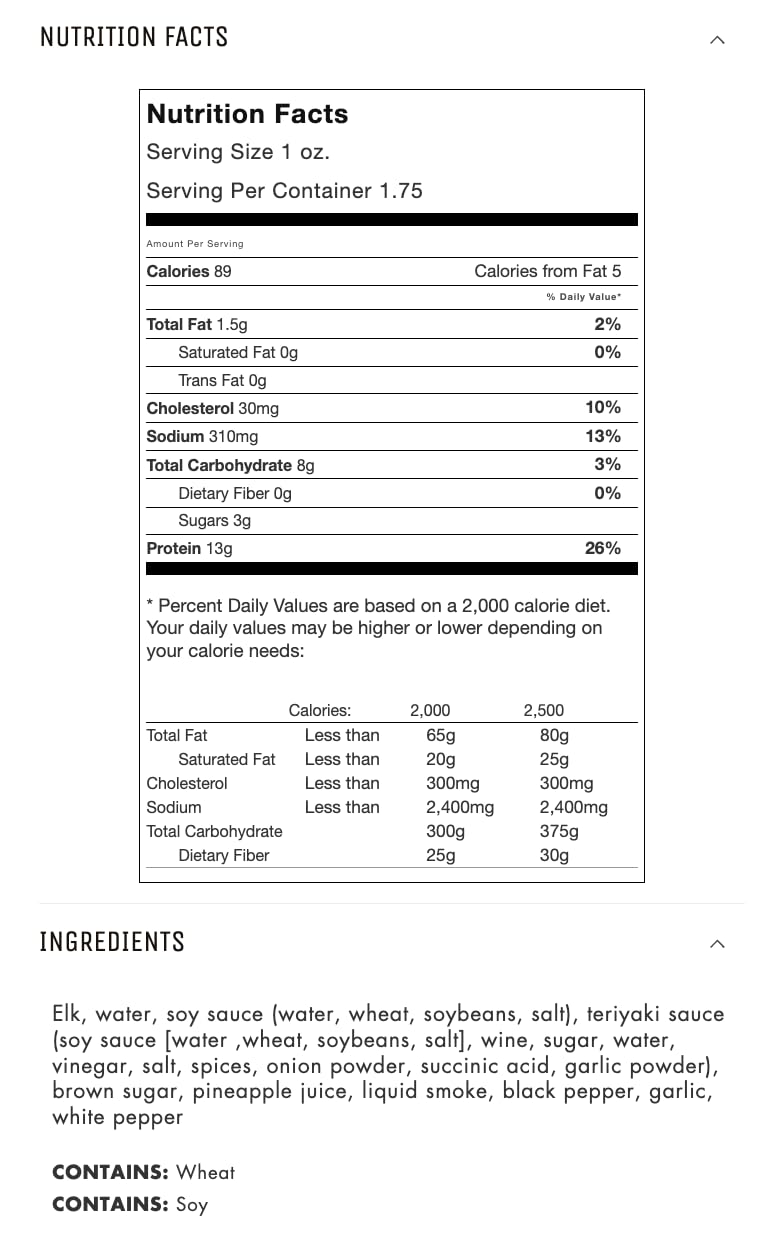 Jerky.com Original Buffalo Jerky 3-Pack - Exotic Jerky High Protein, Gluten-Free, All-Natural Exotic Snack - Premium Wild Game Meat - Perfect for Hiking, Camping, and On-the-Go 1.75oz (Pack of 3)