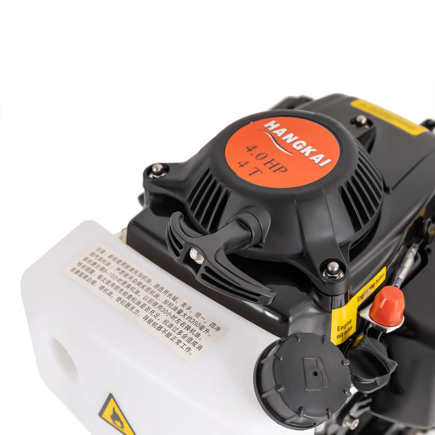 52cc Single Cylinder Gas 2.3HP Outboard Motor, Long Shaft with Air Cooling for Inflatable, Rubber, Fishing Boats, Yachts, Water Sports