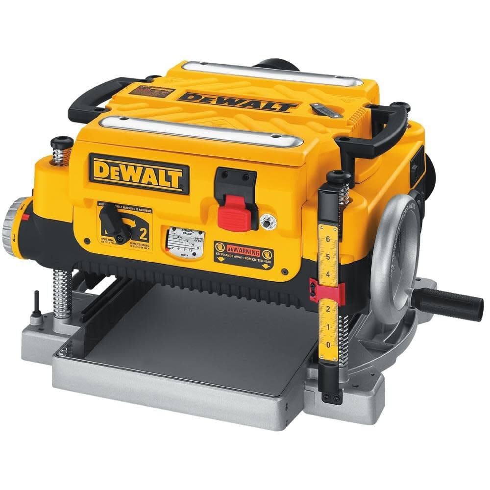 DEWALT Thickness Planer, Two Speed, 13-inch, 15 Amp, 20,000 RPM Motor (DW735X)