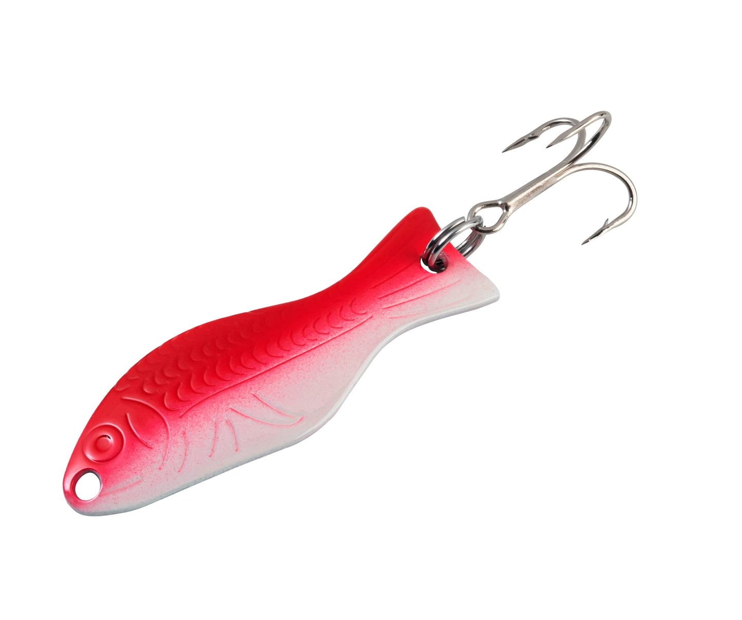 AL's Goldfish Lure Company, Rust Free Goldfish Freshwater Fishing Spoon, Treble Hook, Trout, Salmon, Bass, Walleye, Crappie, Panfish, and Pike. Sizes 3/16 oz., 1/4 oz. or 1/2 oz
