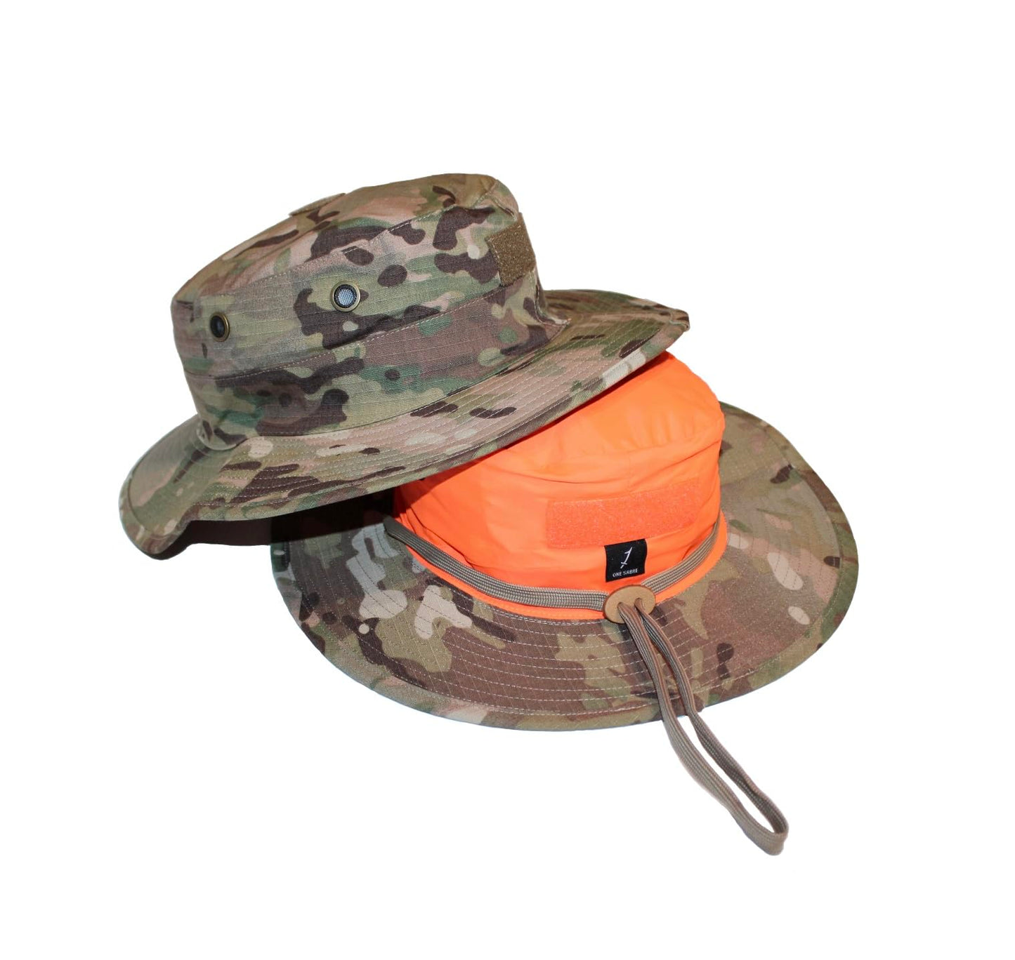 Reversible Blaze Boonie hat- 100% Ripstop - Scouting, Tactical, SAR, Hunting, Hiking, Camping, Fishing, Sun hat
